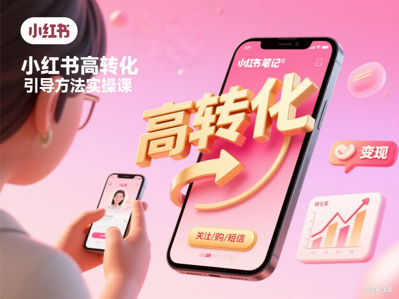 小红书高转化引导方法实操课-淘米帮