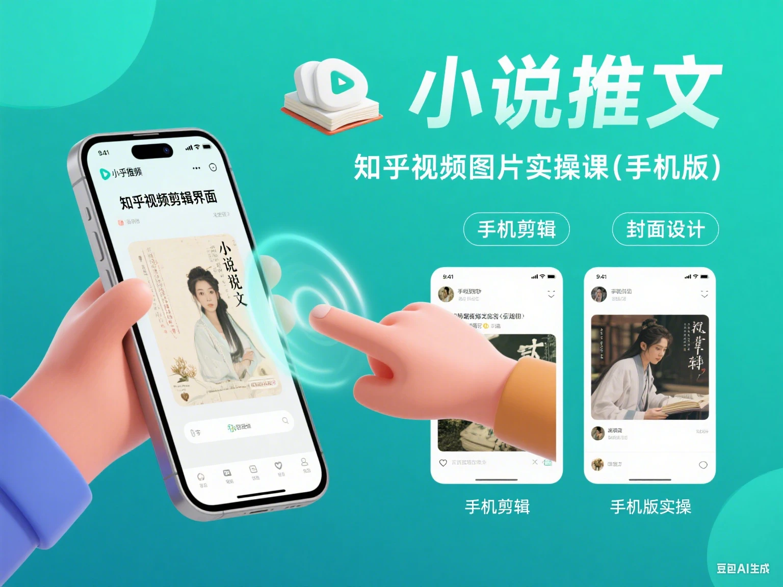 【精】小说推文 知乎视频图片实操课（手机版）-淘米帮