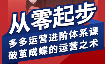 海神·拼多多运营进阶系统课(更新8月)-淘米帮