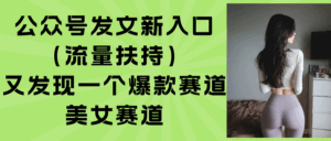 公众号发文新入口(流量扶持-淘米帮