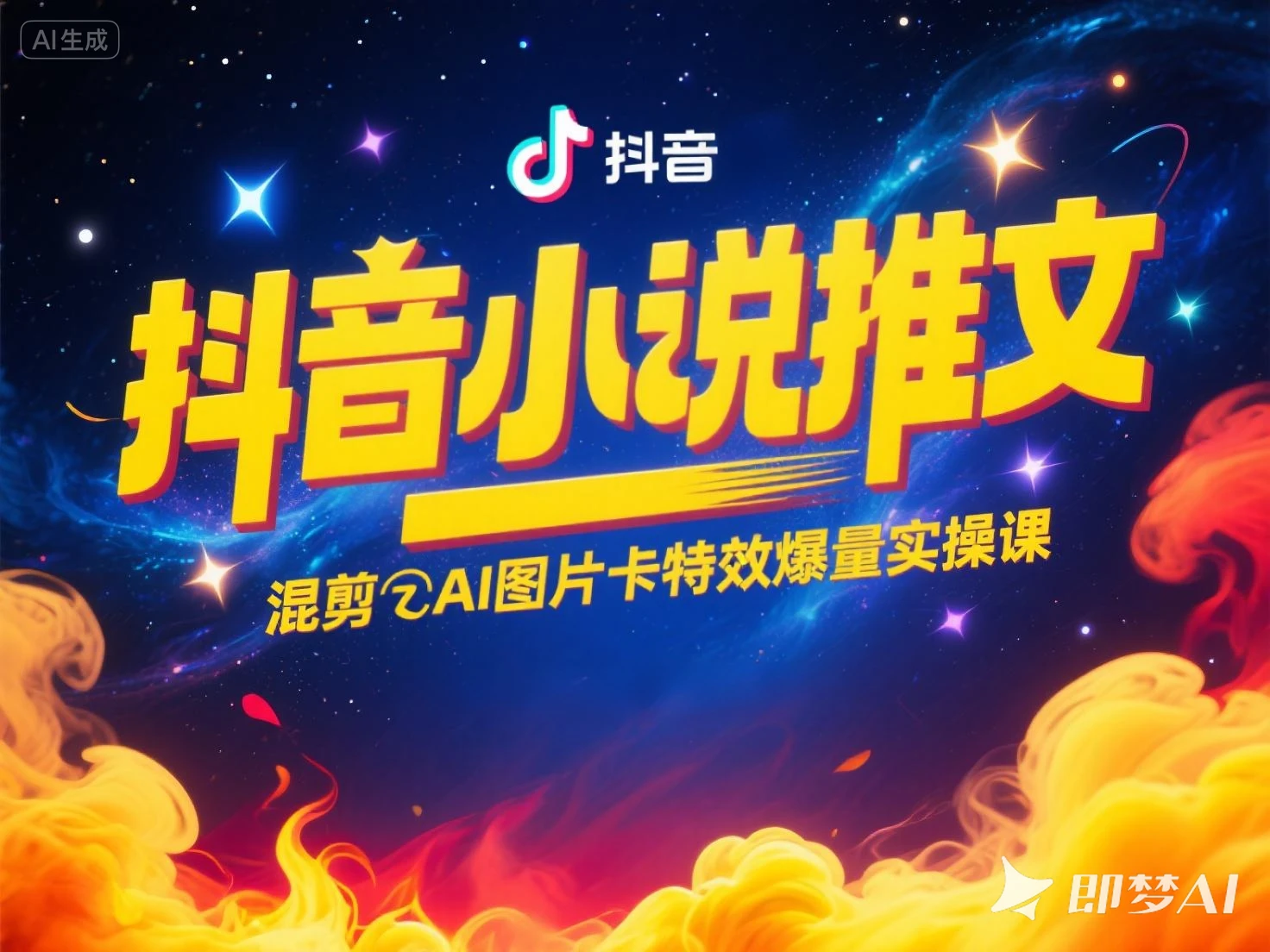 抖音小说推文 混剪➕AI图片卡特效爆量实操课-淘米帮
