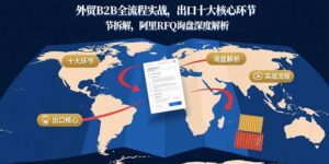 外贸B2B全流程实战，出口十大核心环节拆解，阿里RFQ询盘深度解析-淘米帮