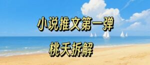 小说推文项目操作全流程第一弹,0粉就能做,门槛低非常适合新手-淘米帮