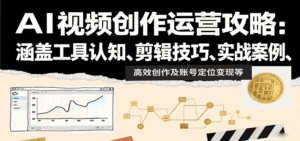 AI视频创作运营攻略：涵盖工具认知、剪辑技巧、实战案例、高效创作及账号定位变现等-淘米帮
