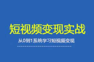 杨磊老师·2025短视频变现实战课-淘米帮