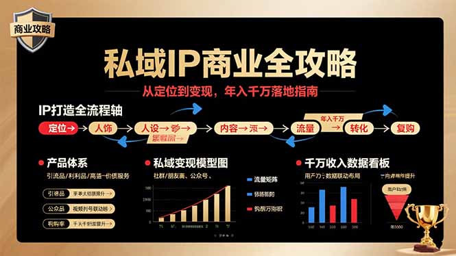 私域IP商业全攻略，从定位到变现，年入千万落地指南-淘米帮