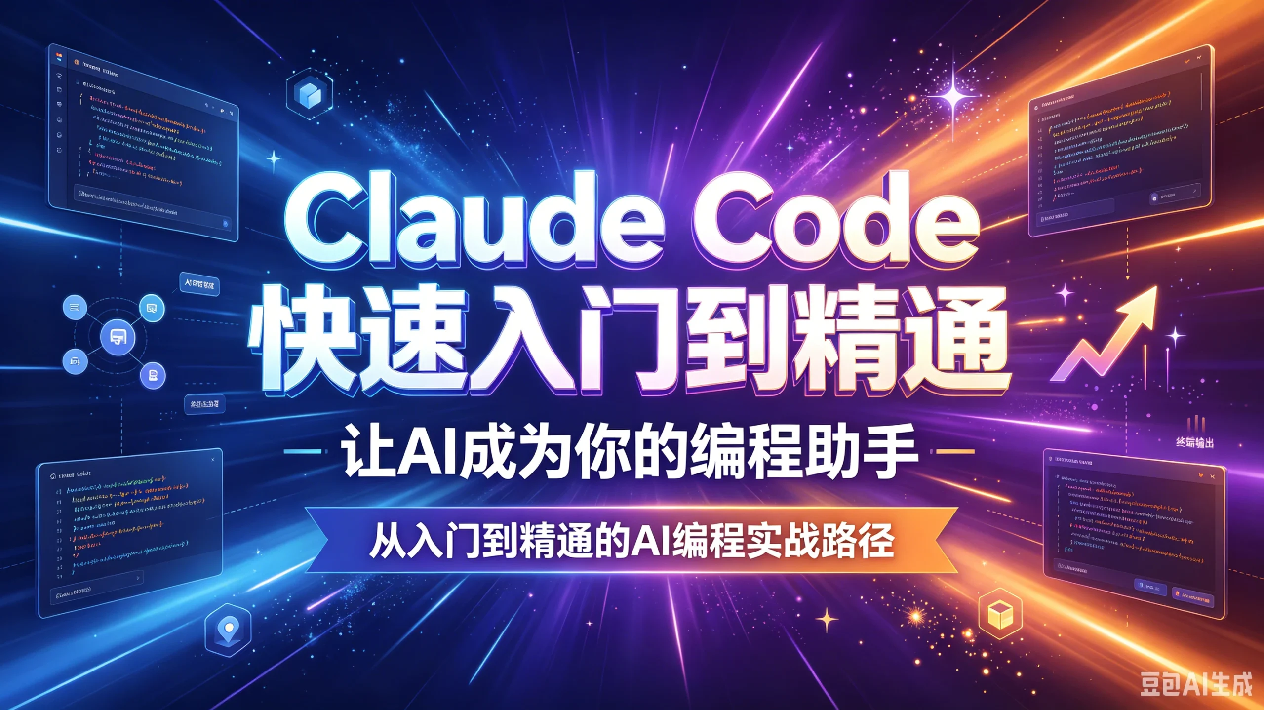 【精】Claude Code快速入门到精通,让AI成为你的编程助手,从入门到精通的AI编程实战路径-淘米帮