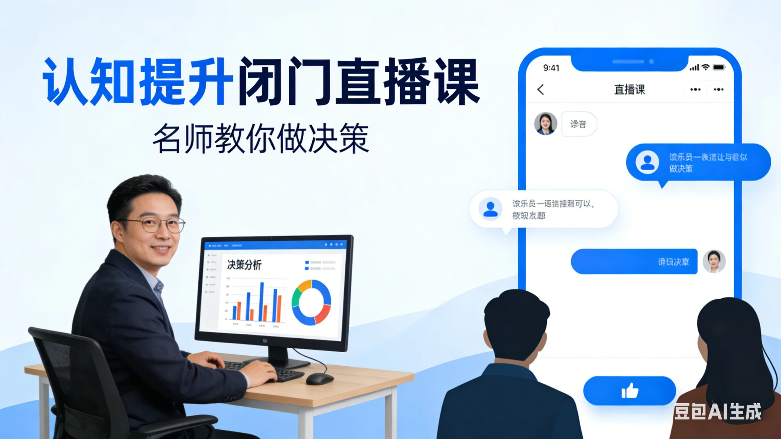 【精】王培霖认知提升闭门直播课,名师教你做决策-淘米帮