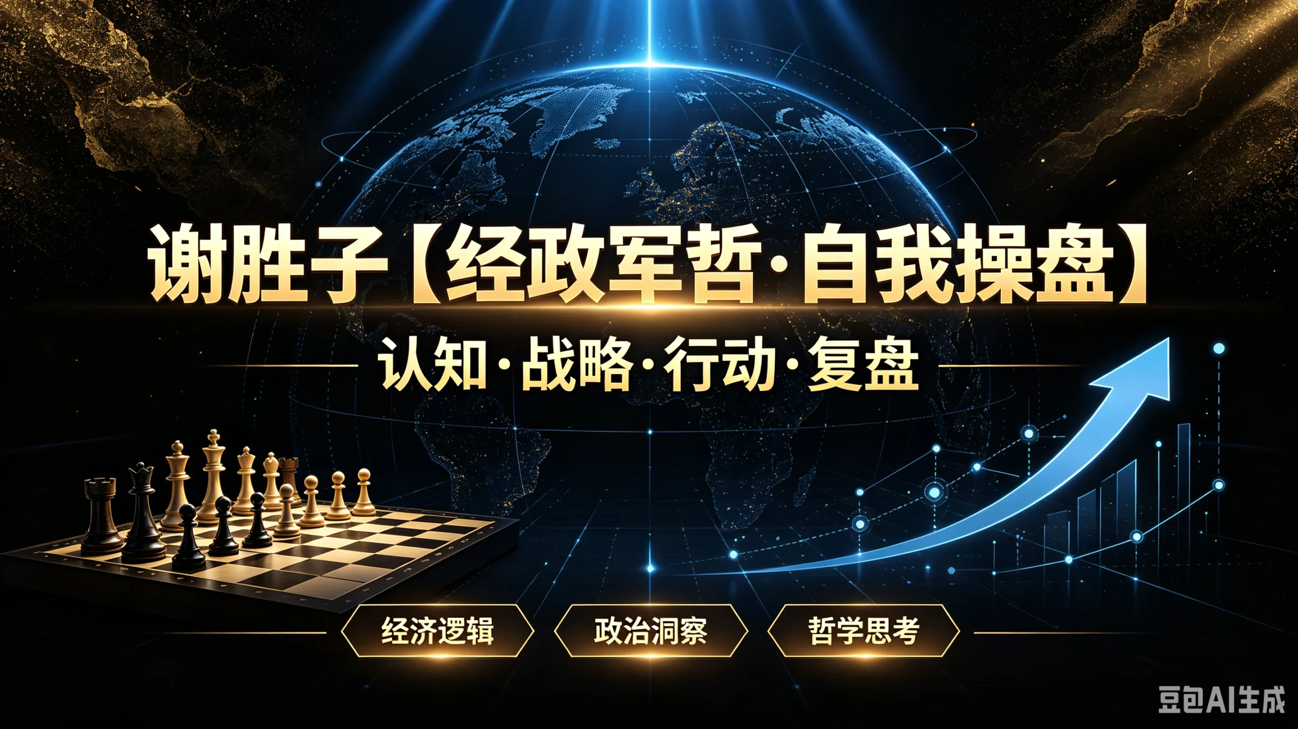 谢胜子【经政军哲·自我操盘】认知·战略·行动·复盘、经济逻辑、政治洞察、哲学思考-淘米帮