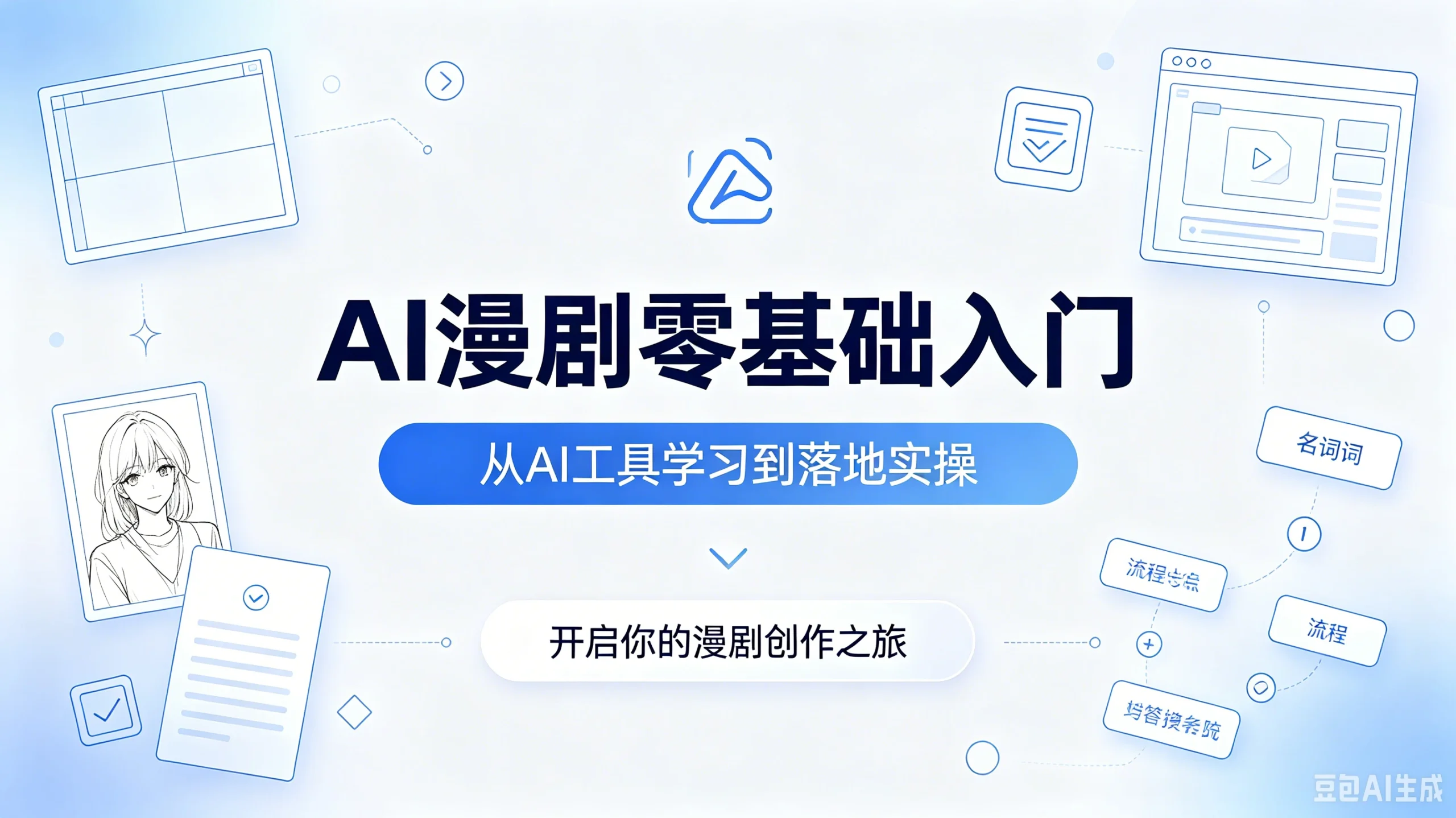 AI漫剧零基础入门,从AI工具学习到落地实操,开启你的漫剧创作之旅-淘米帮