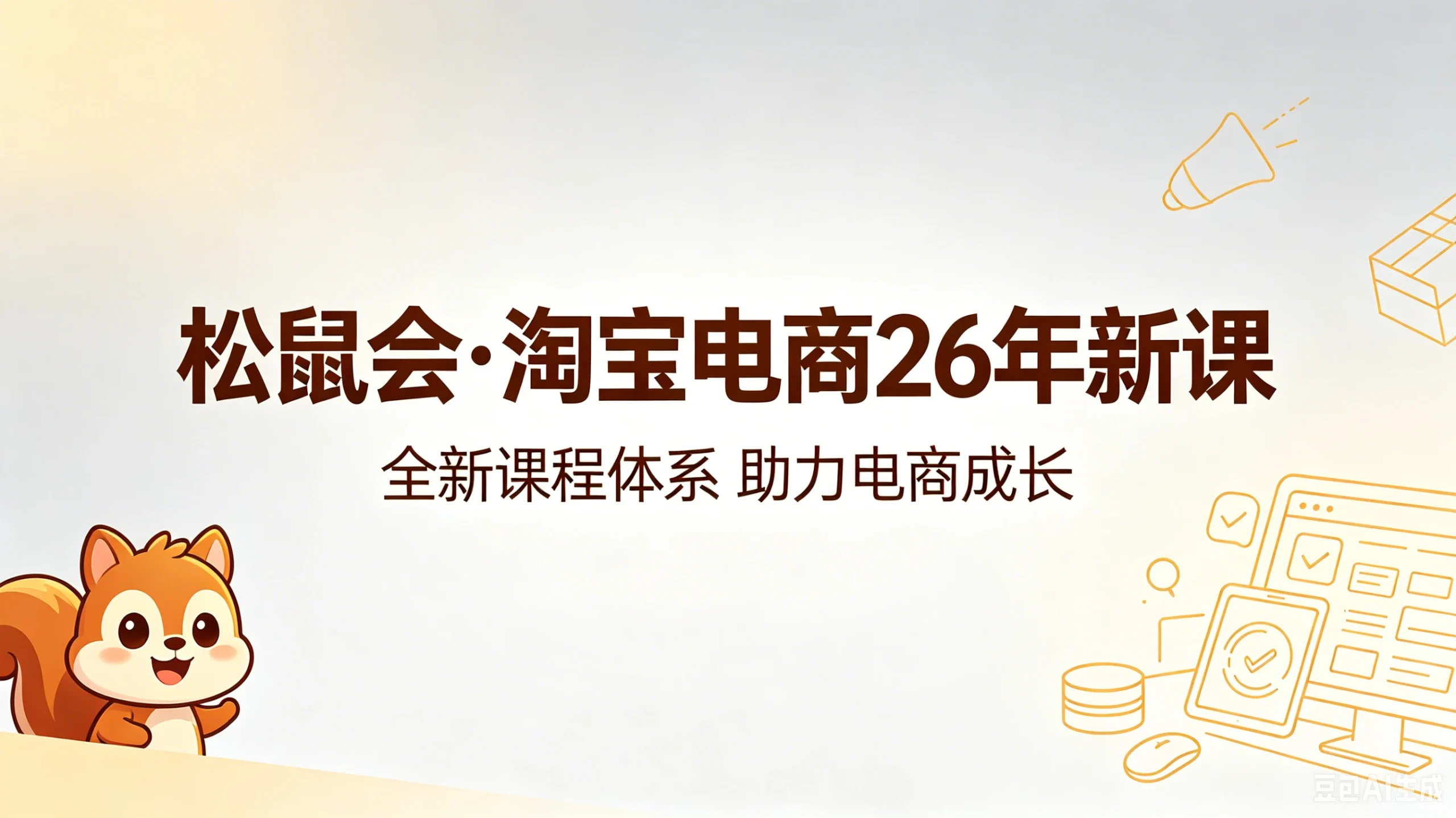 【精】松鼠会·淘宝电商26年5月新课(价值4980元)-淘米帮
