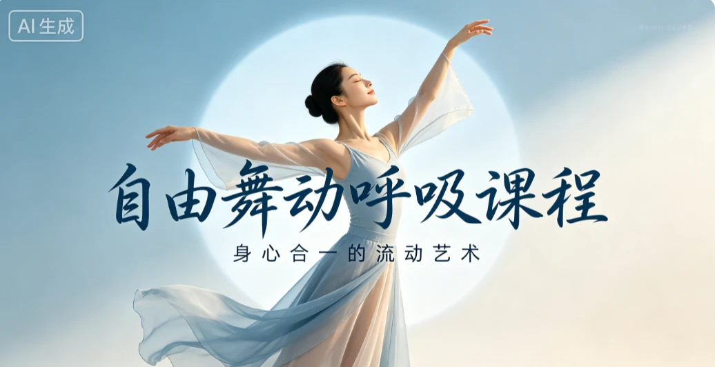 【精】自由舞动呼吸课程,身心合一的流动艺术-淘米帮