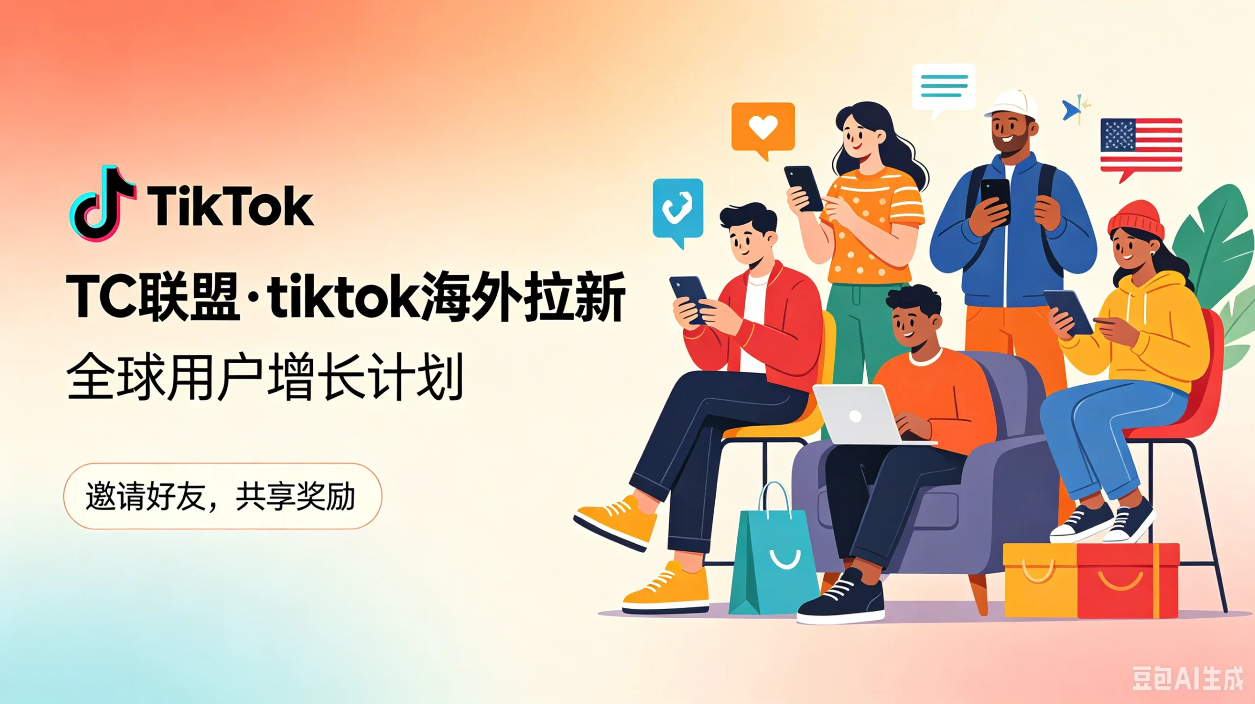 【精】Tc联盟·TikTok海外拉新项目-淘米帮