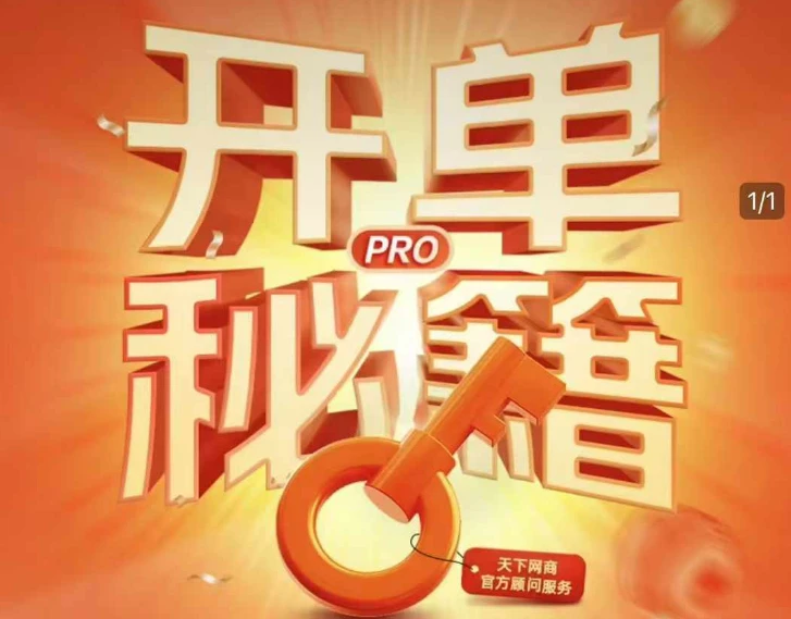 【精】天下网商-开单秘籍PRO淘天实战陪跑计划(2026年6月价值3980元)-淘米帮