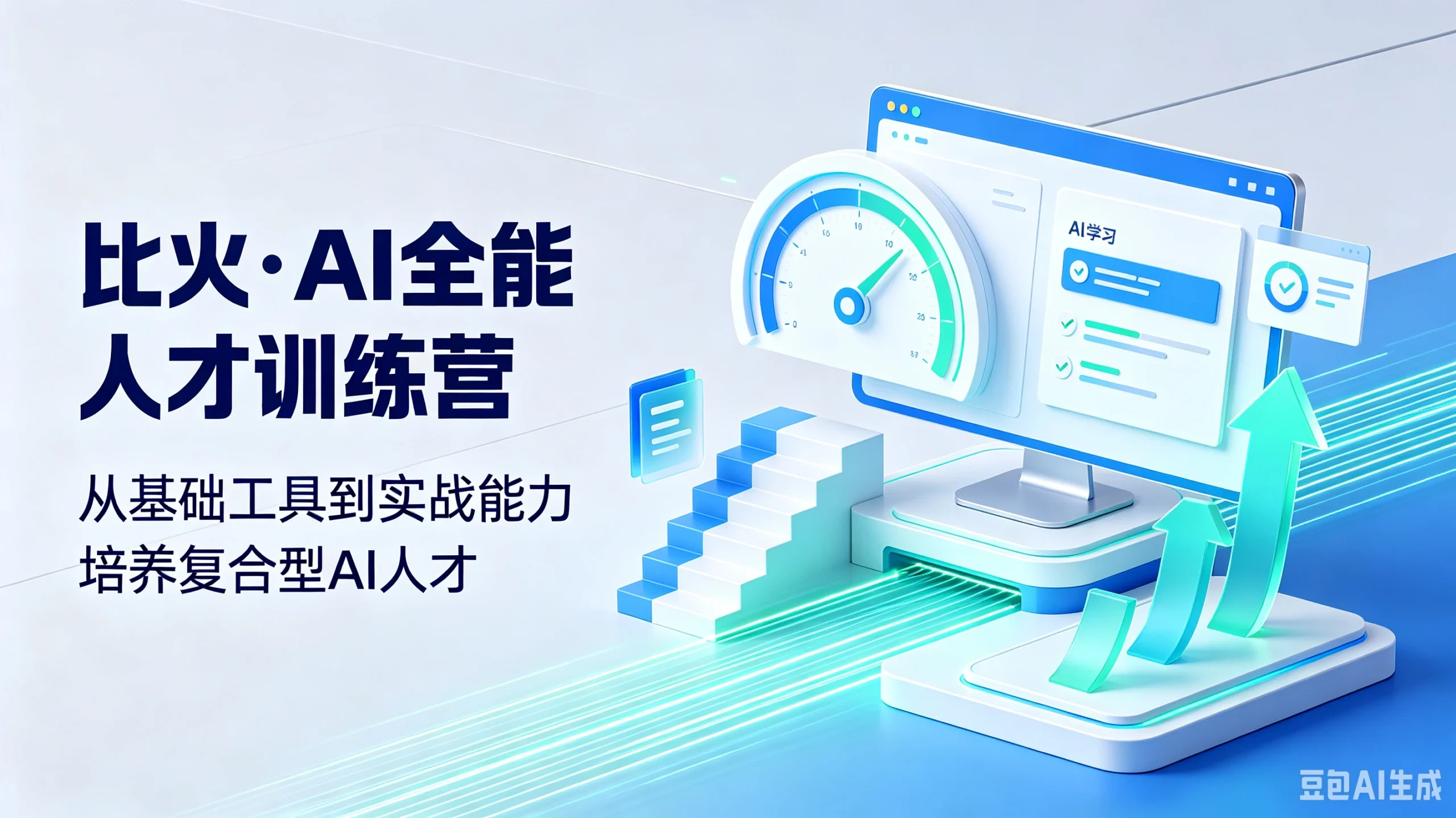 【精】比火·AI全能人才训练营,从基础工具到实战能力,培养复合型AI人才-淘米帮
