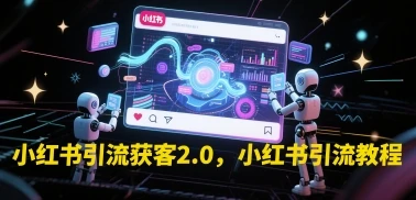 【精】小红书引流获客2.0，小红书引流教程-淘米帮