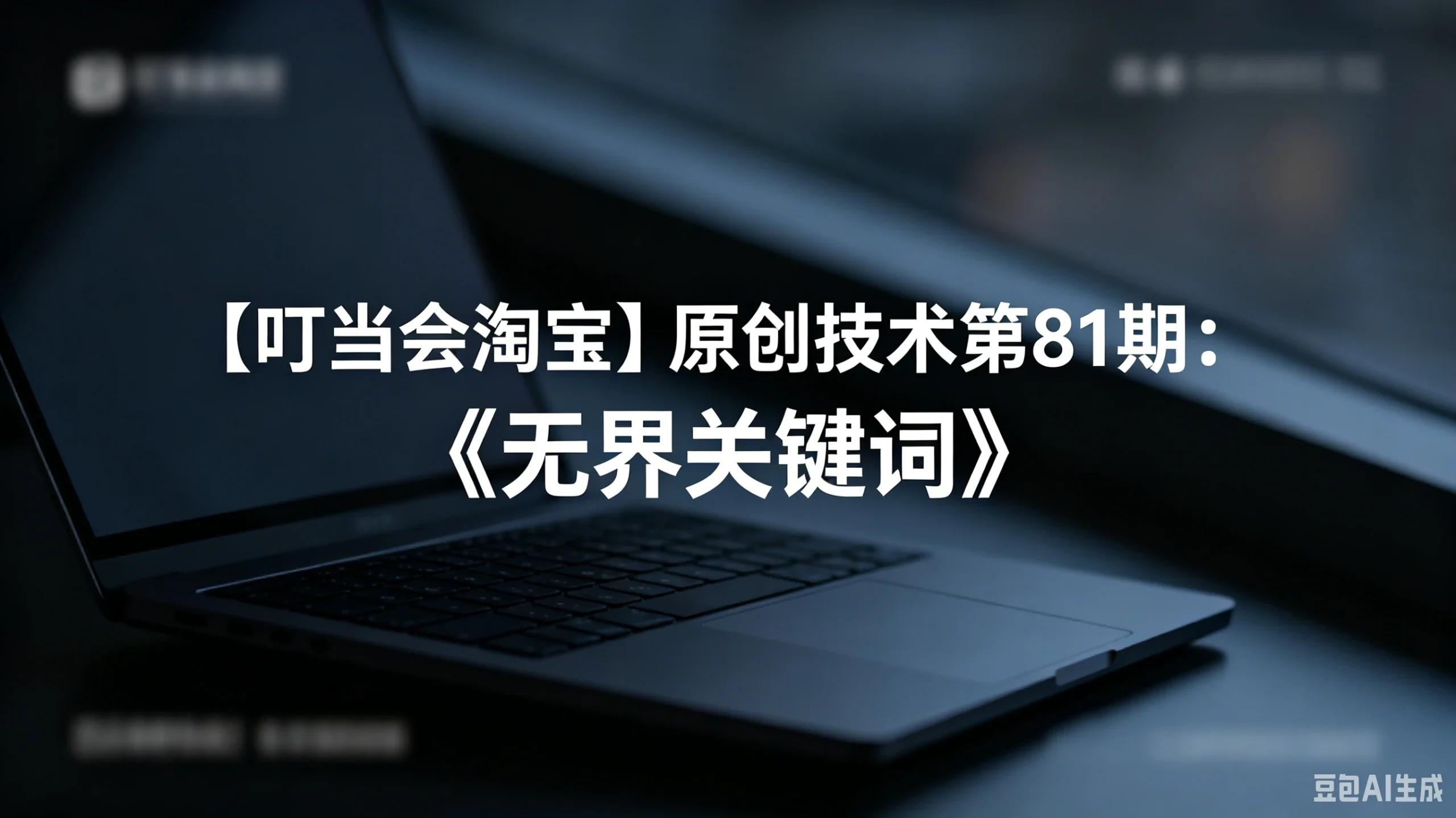 【叮当会淘宝】原创技术第81期:《无界关键词》-淘米帮