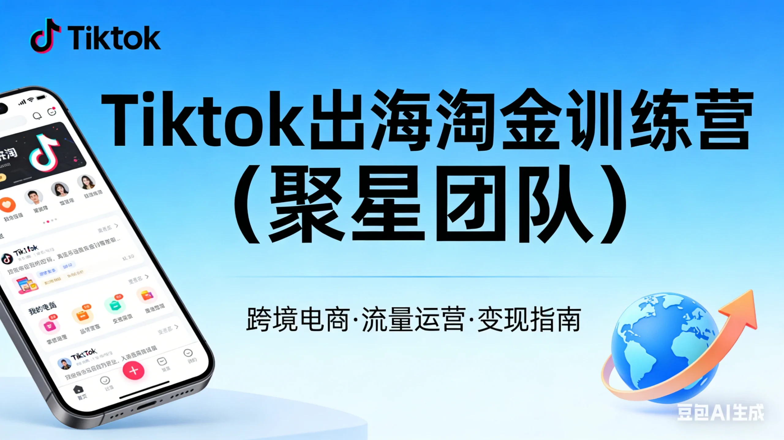 【精】Tiktok出海淘金训练营(聚星团队)-淘米帮