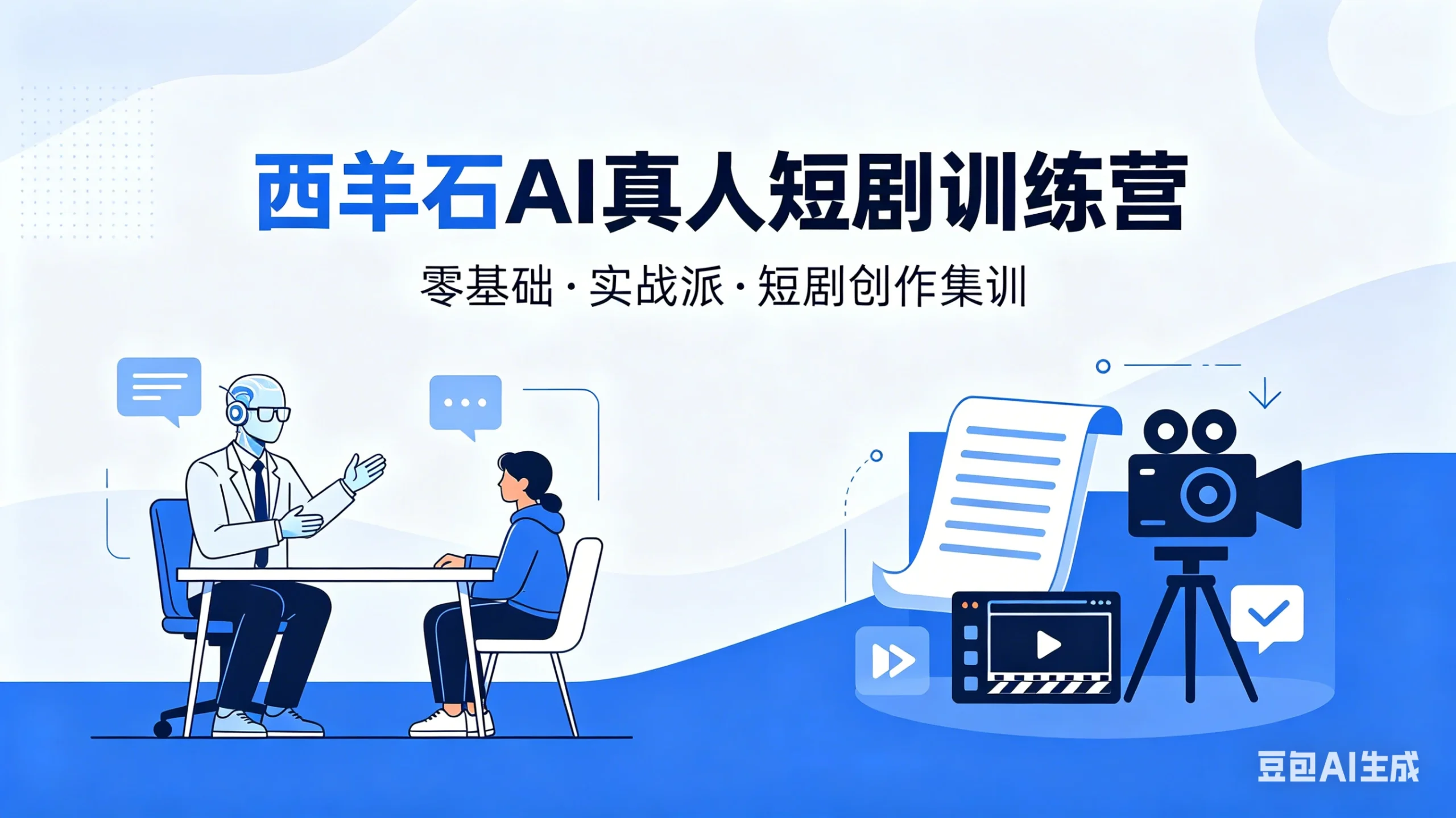 【精】西羊石 AI真人短剧训练营，零基础·实战派·短剧创作集训-淘米帮