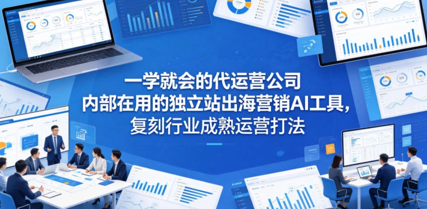 【精】一学就会的代运营公司内部在用的独立站出海营销AI工具,复刻行业成熟运营打法-淘米帮