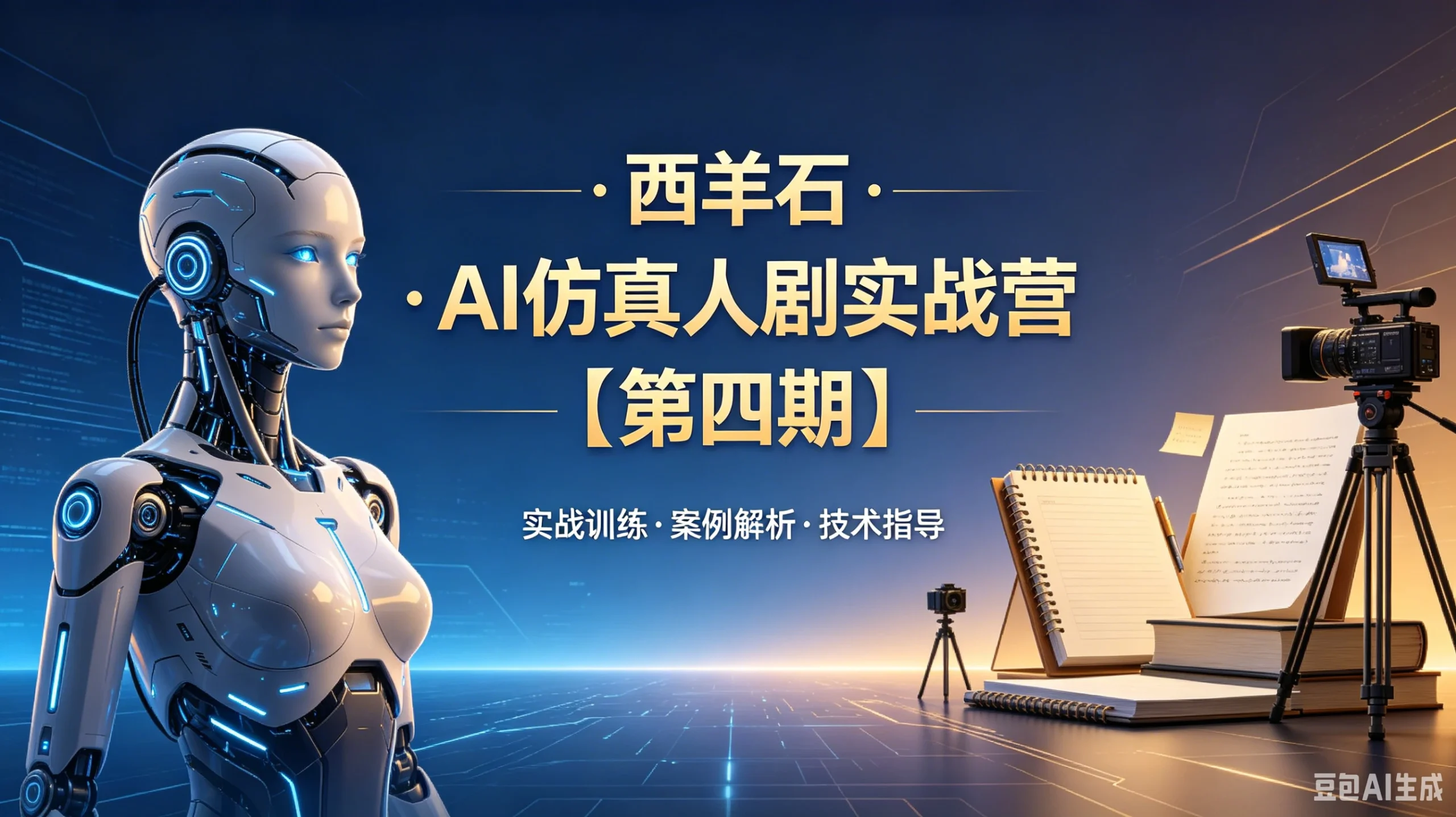 【精】西羊石·AI仿真人剧实战营【第四期】-淘米帮