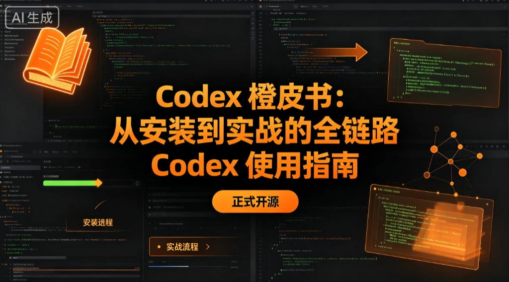 【精】Codex 橙皮书:从安装到实战的全链路 Codex 使用指南正式开源-淘米帮