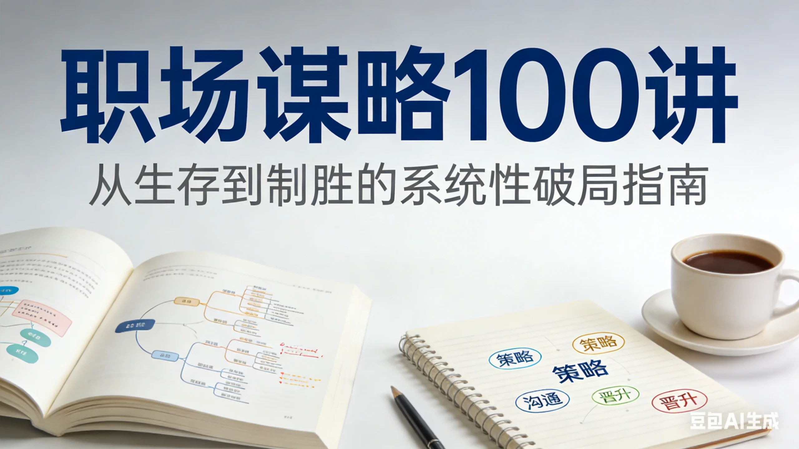 【精】职场谋略100讲，从生存到制胜的系统性破局指南-淘米帮