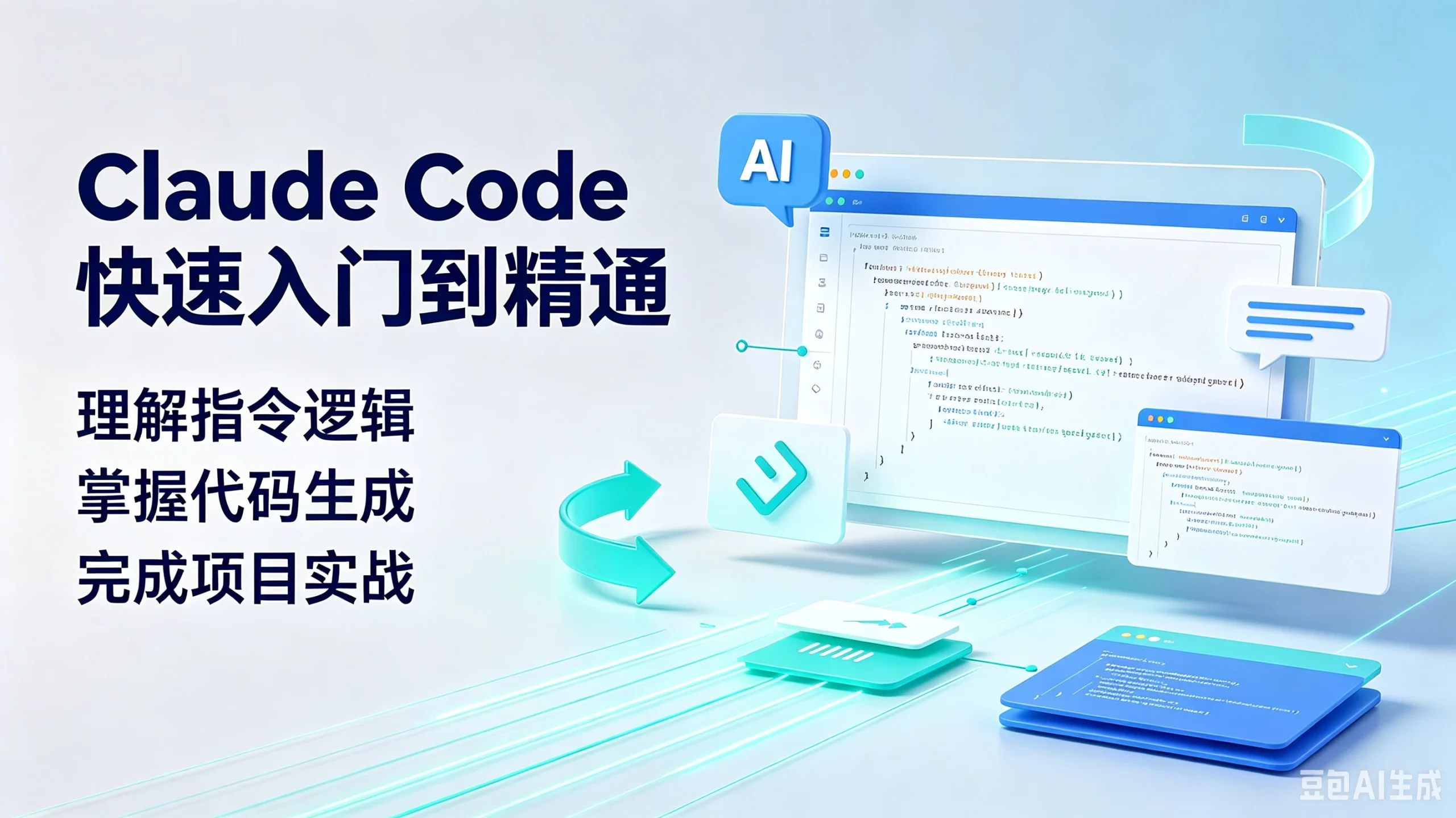 【精】Claude Code快速入门到精通，理解指令逻辑、掌握代码生成、完成项目实战-淘米帮